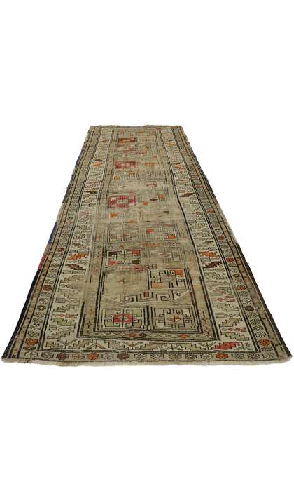 3 x 8 Antique Caucasian Shirvan Rug 53652