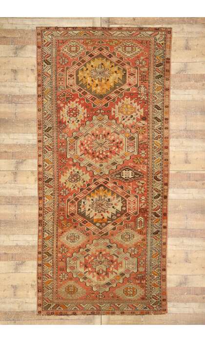 5 x 10 Vintage Turkish Oushak Rug 53655
