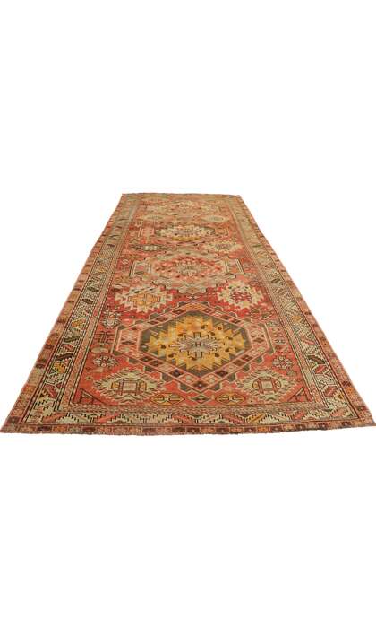 5 x 10 Vintage Turkish Oushak Rug 53655