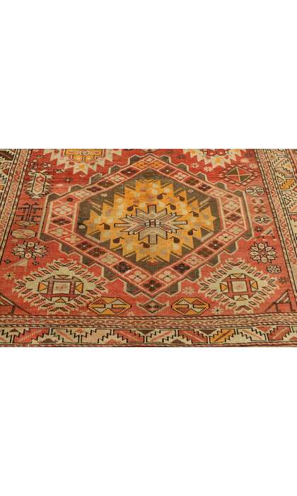5 x 10 Vintage Turkish Oushak Rug 53655