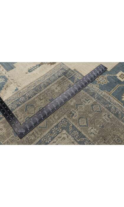 6 x 11 Vintage Turkish Oushak Rug 53657