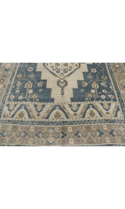 6 x 11 Vintage Turkish Oushak Rug 53657