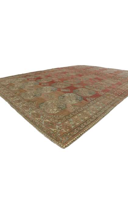 9 x 12 Vintage Turkish Oushak Rug 53658