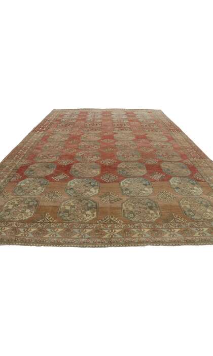 9 x 12 Vintage Turkish Oushak Rug 53658