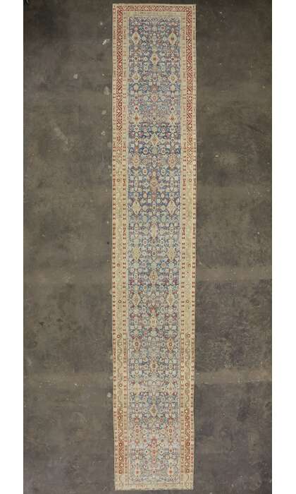 3 x 19 Antique Persian Malayer Runner 53661