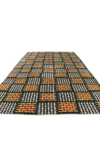 7 x 10 Zeki Muren Vintage Turkish Sivas Rug 53665