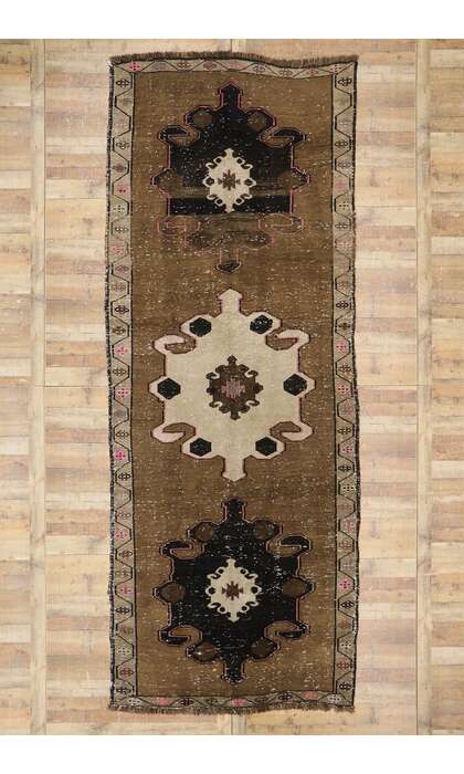 5 x 14 Vintage Turkish Kars Rug 53667