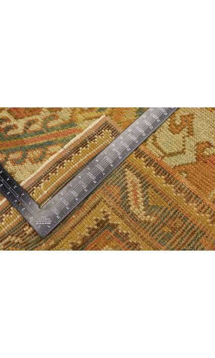 3 x 11 Antique Turkish Oushak Runner 53669