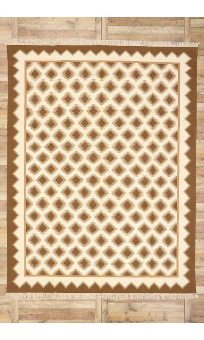 9 x 12 Vintage Romanian Kilim Rug 77964