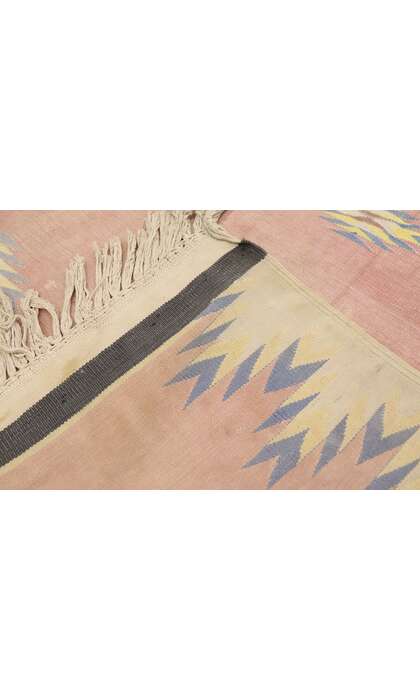 6 x 11 Vintage Afghan Dhurrie Rug 78006