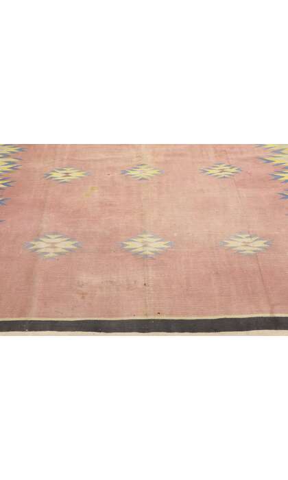 6 x 11 Vintage Afghan Dhurrie Rug 78006