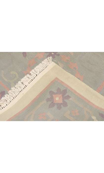 8 x 10 Vintage Indian Dhurrie Rug 78007