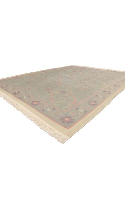 8 x 10 Vintage Indian Dhurrie Rug 78007