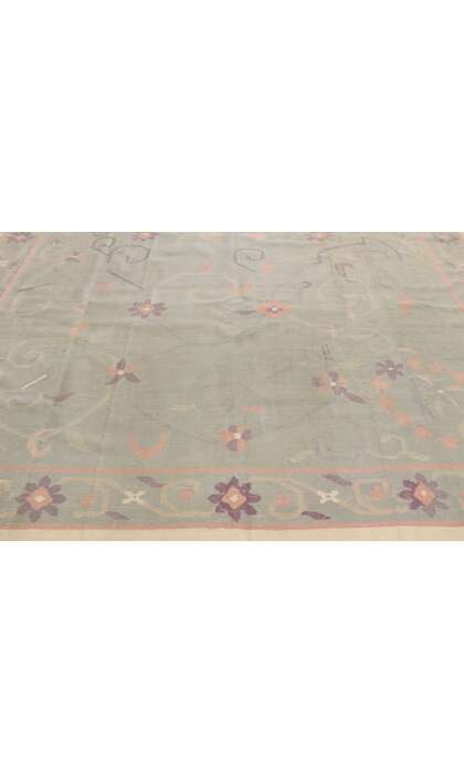 8 x 10 Vintage Indian Dhurrie Rug 78007