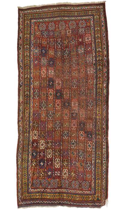6 x 13 Antique Afghan Bashir Rug 78010