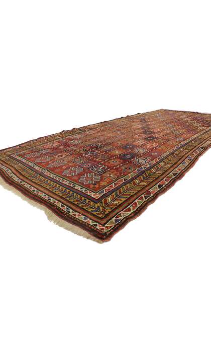 6 x 13 Antique Afghan Bashir Rug 78010