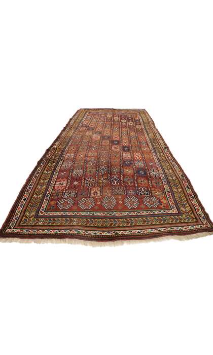 6 x 13 Antique Afghan Bashir Rug 78010
