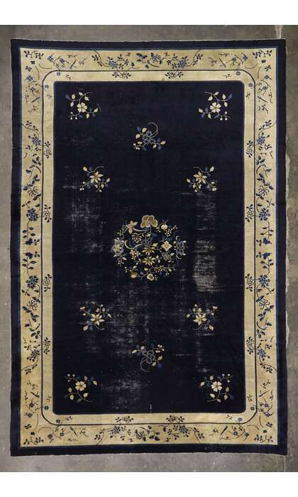 12 x 18 Antique Chinese Peking Rug 78131