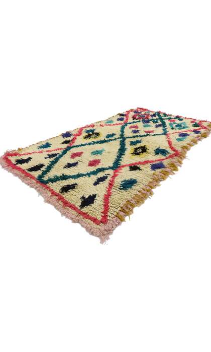 3 x 6 Vintage Berber Moroccan Azilal Rug 21596