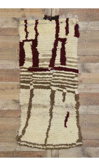 2 x 6 Vintage Berber Moroccan Azilal Rug 21598