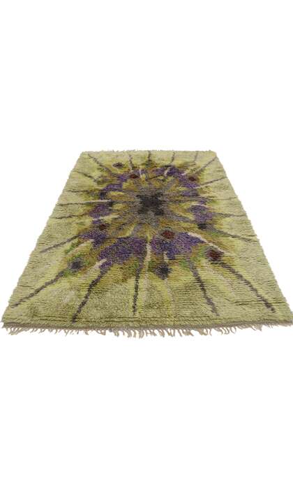 5 x 7 Ingrid Jagarz Vintage Swedish Rya Rug 78142