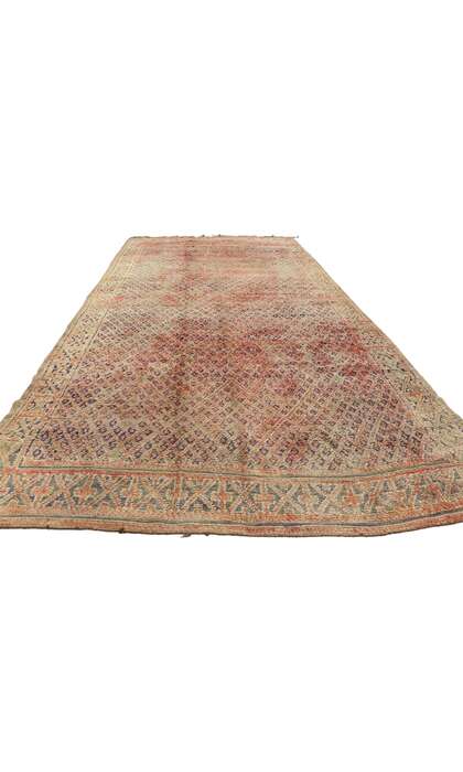 7 x 14 Vintage Moroccan Rug 21438