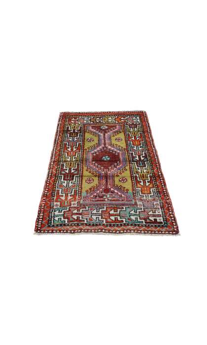 3 x 5 Vintage Turkish Oushak Rug, Anatolian Yuntdag Rug 51740