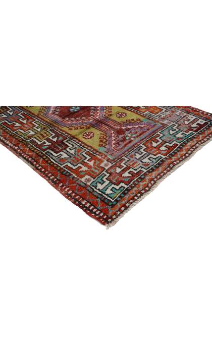3 x 5 Vintage Turkish Oushak Rug, Anatolian Yuntdag Rug 51740
