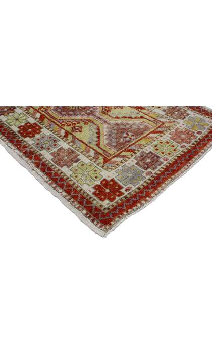 3 x 4 Vintage Turkish Oushak Rug 51741