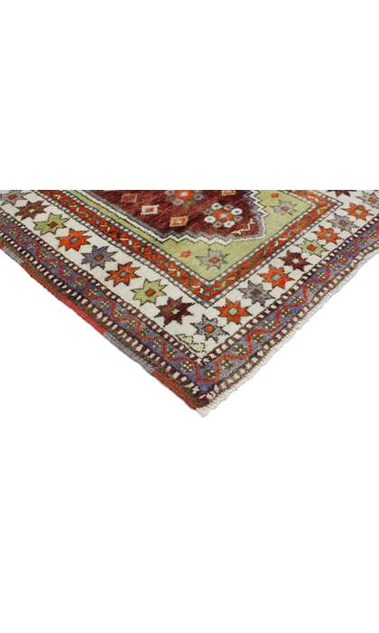 3 x 4 Vintage Turkish Oushak Rug 51745