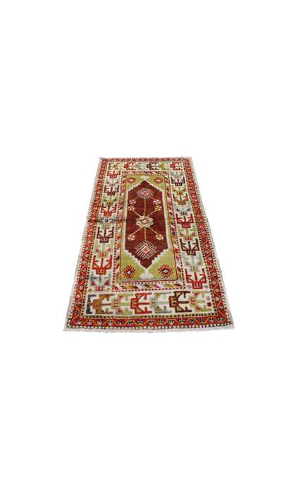 3 x 5 Vintage Turkish Oushak Rug 51752