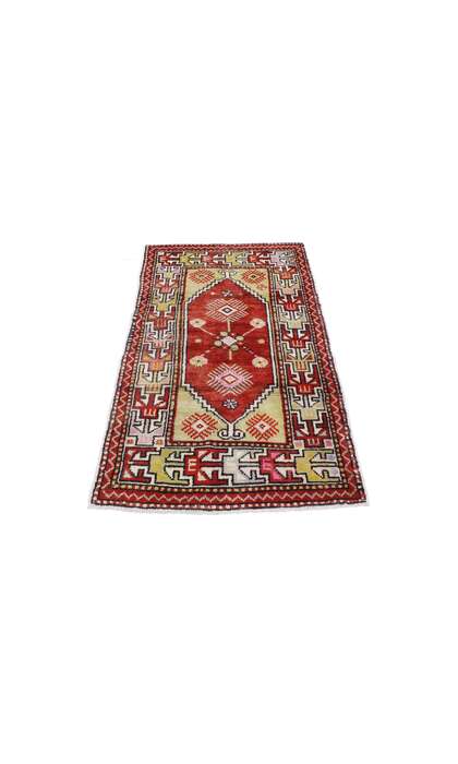 3 x 5 Vintage Turkish Oushak Rug 51753