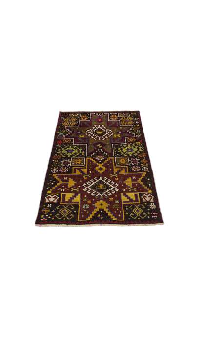 3 x 4 Vintage Turkish Oushak Rug 51764