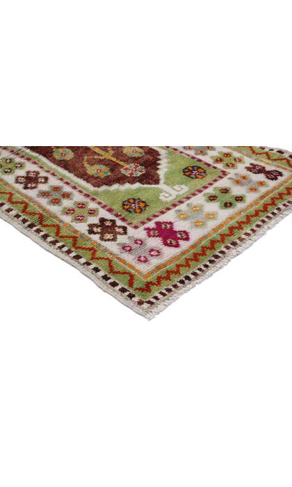 2 x 4 Vintage Turkish Oushak Rug 51771