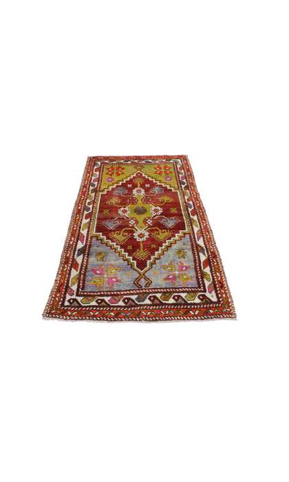 3 x 5 Vintage Turkish Oushak Rug 51778