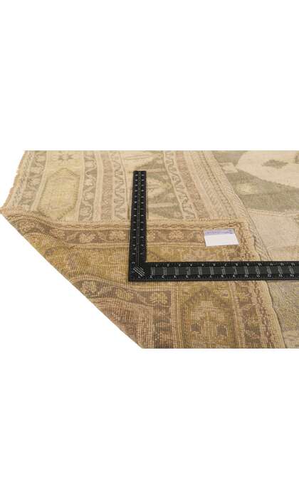 5 x 11 Vintage Turkish Oushak Rug 53674