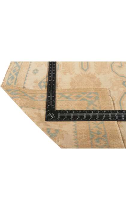 3 x 7 Vintage Turkish Oushak Rug 53675