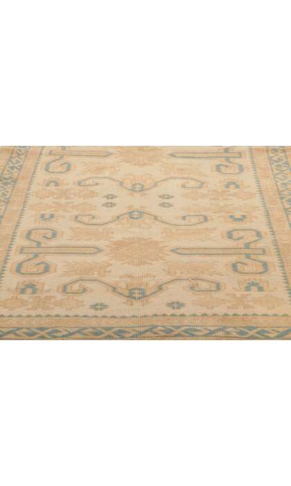 3 x 7 Vintage Turkish Oushak Rug 53675