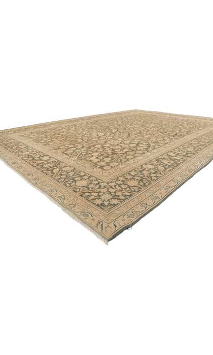 9 x 13 Vintage Persian Tabriz Rug 53731