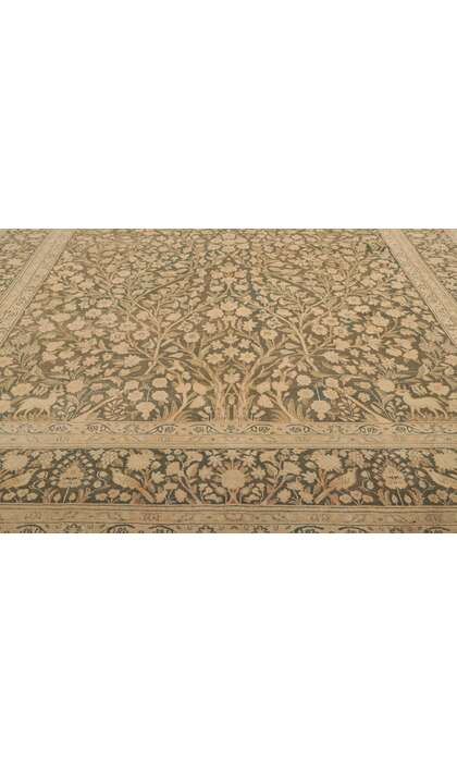 9 x 13 Vintage Persian Tabriz Rug 53731