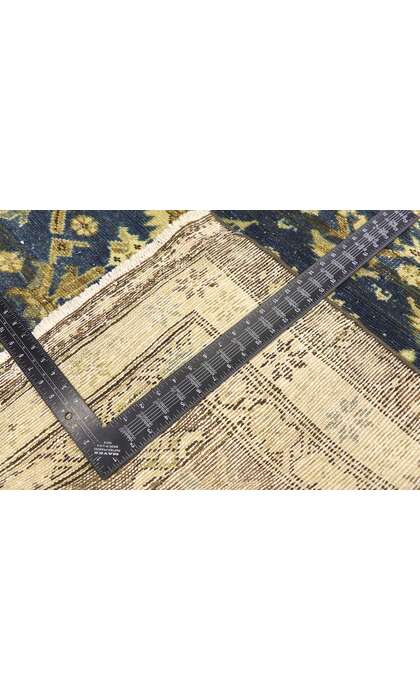 5 x 11 Distressed Vintage Persian Malayer Rug 60968