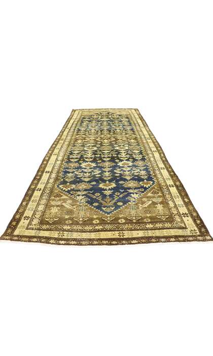 5 x 11 Distressed Vintage Persian Malayer Rug 60968