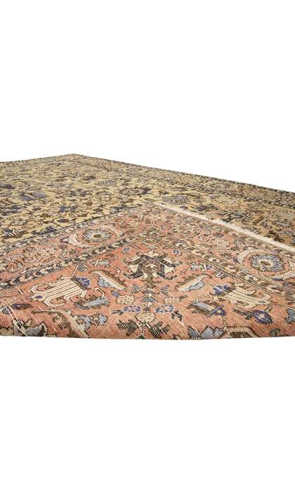 7 x 11 Antique Persian Tabriz Rug 72144
