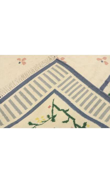 6 x 9 Vintage Indian Dhurrie Rug 77934