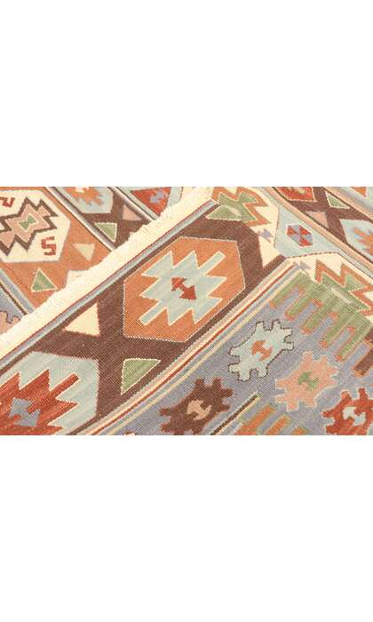 4 x 6 Vintage Persian Shiraz Kilim Rug 77935