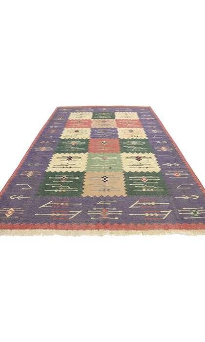 6 x 9 Vintage Oltenian Romanian Kilim Rug 77936