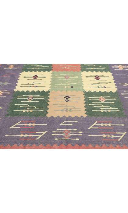 6 x 9 Vintage Oltenian Romanian Kilim Rug 77936