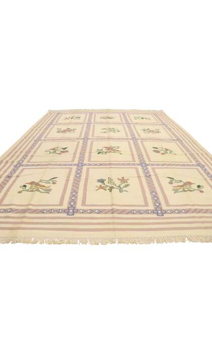 9 x 12 Vintage Romanian Kilim Rug 77938