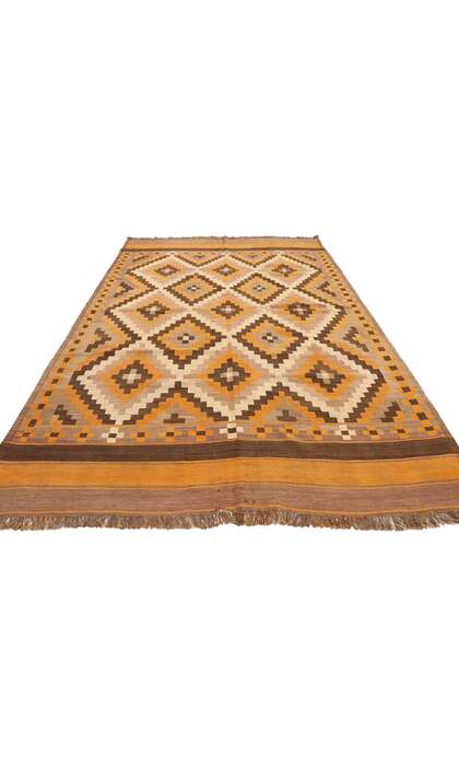 6 x 9 Vintage Afghan Maimana Kilim Rug 77948