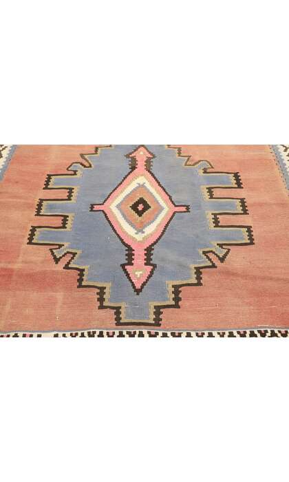 5 x 9 Vintage Persian Bijar Kilim Rug 77953